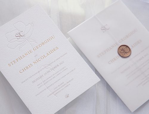 Vellum with Wax Seal Invitations